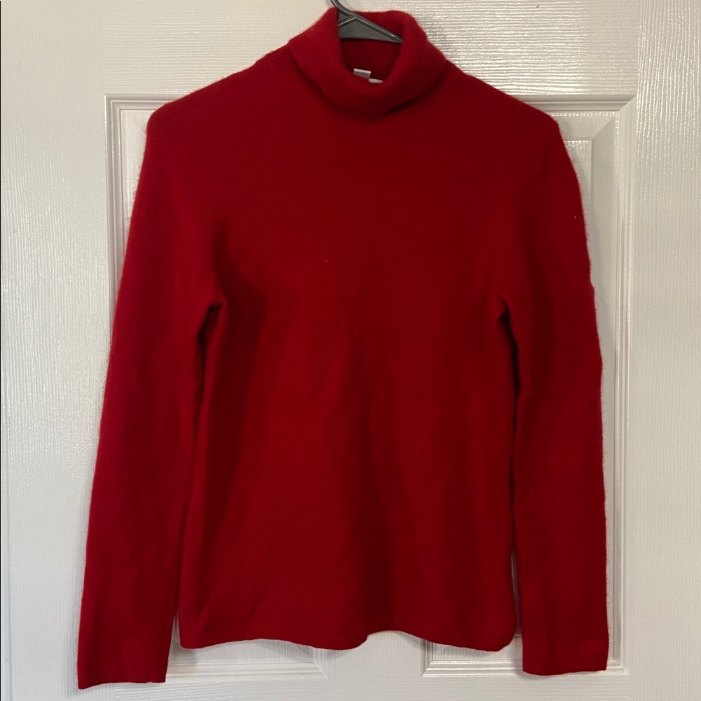 Charter Club Vibrant Red Cashmere Sweater